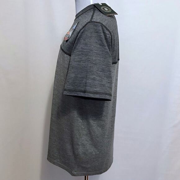 G.H. Bass NWT Grey Performance Shirt Men M - Picture 7 of 12